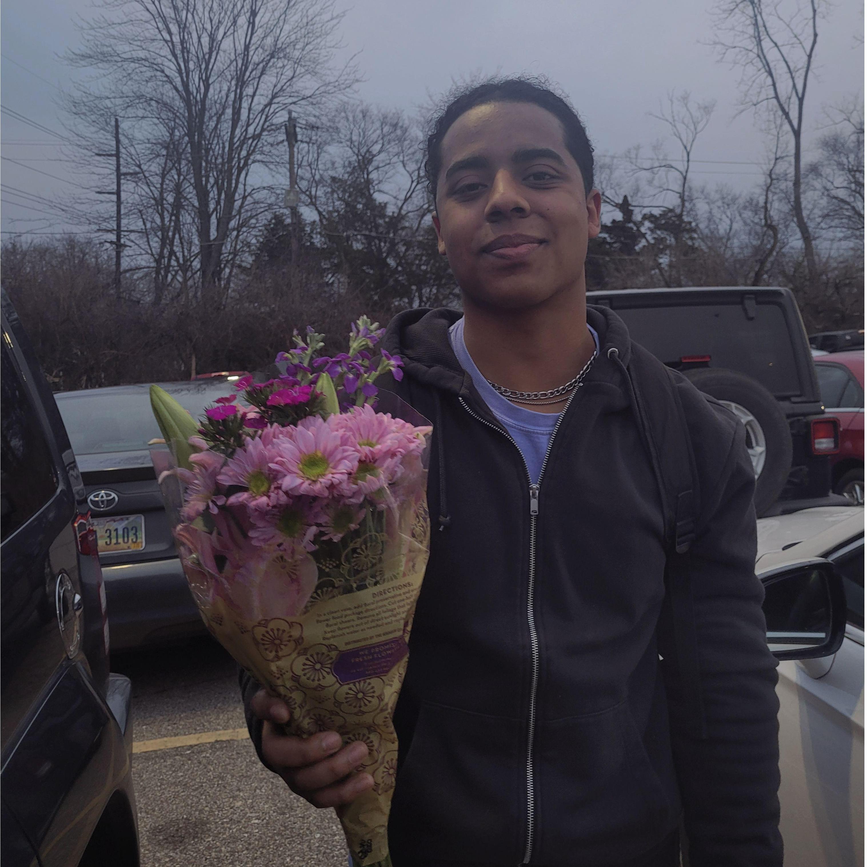 The day we celebrated our first Valentine’s day and said “I love you” for the first time.