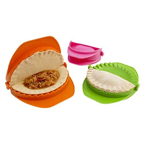 Zoie + Chloe 3-Piece Dough Press Set: Perfect for Dumpling, Calzone, Ravioli, Empanada, Turnover & Pierogi