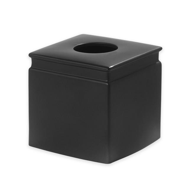 Taylor Boutique Tissue Box Cover in Black