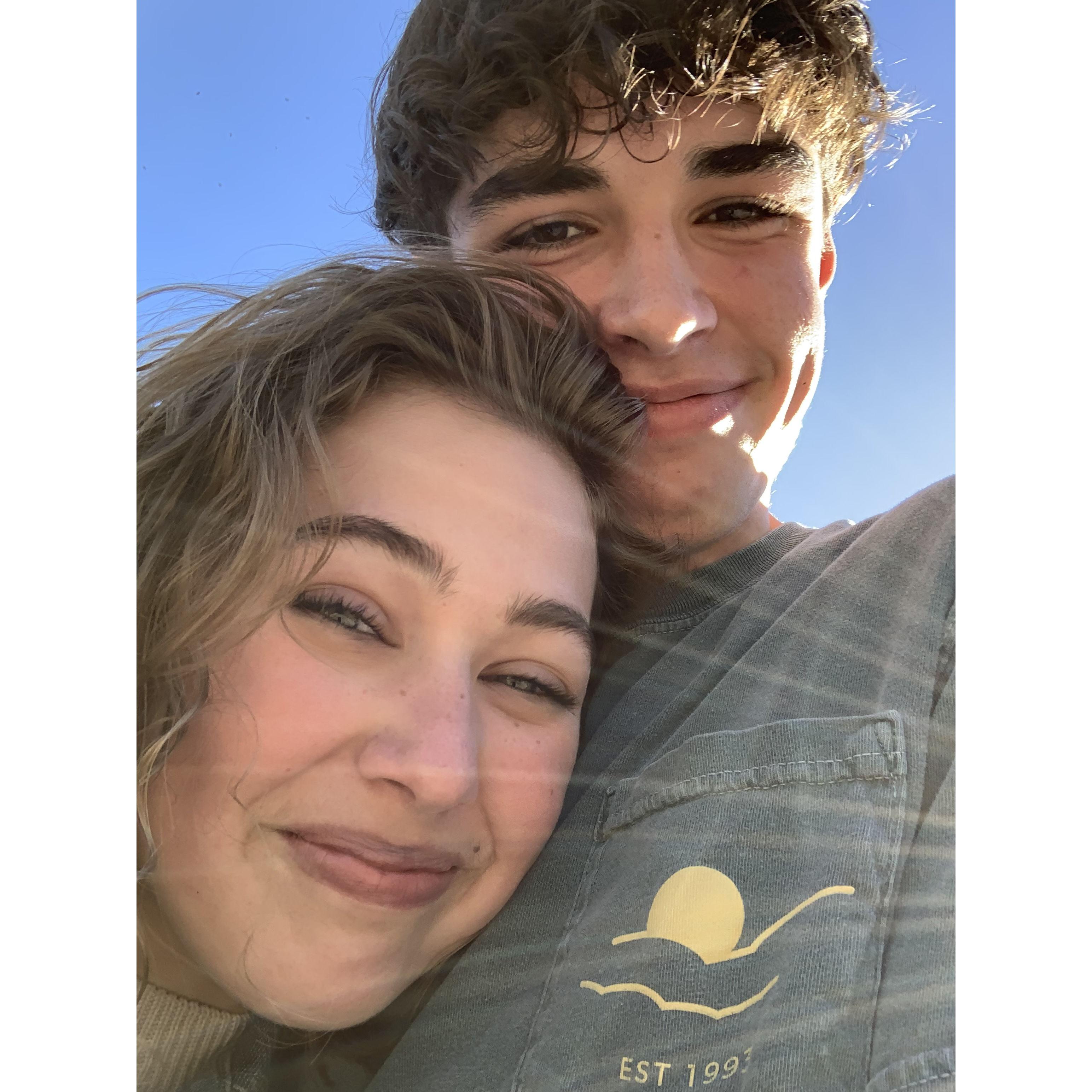 this is our first photo together!