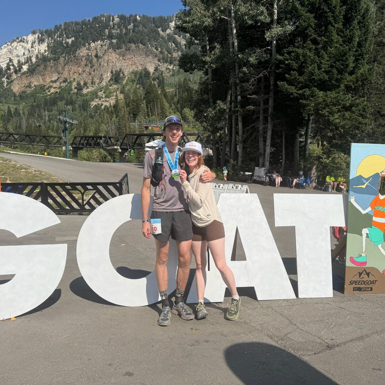 Connor's Speedgoat 50k race!