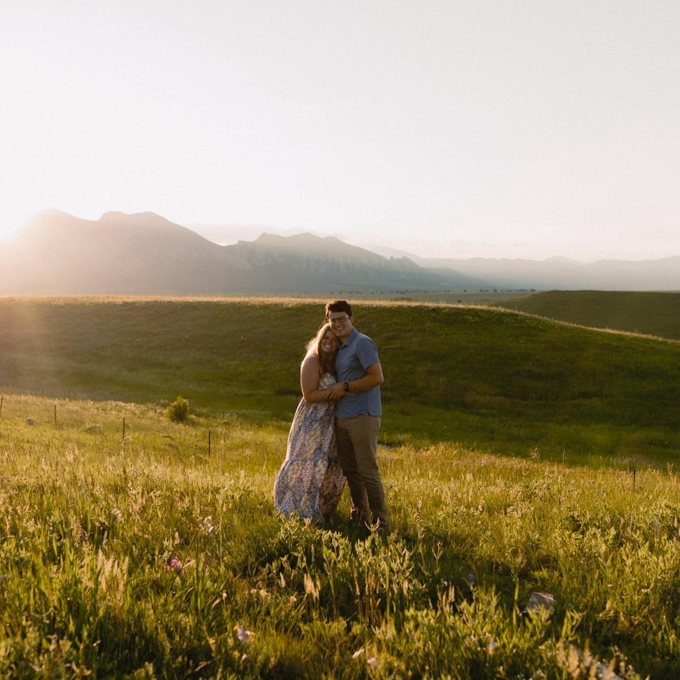 Quick picture during Alli and Jarett's engagement picture session