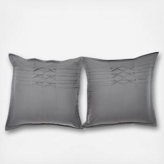 Triple Diamond Euro Sham, Set of 2
