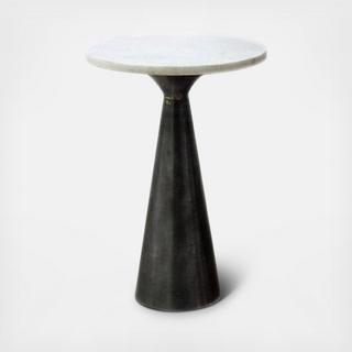 Round Marble Accent Table