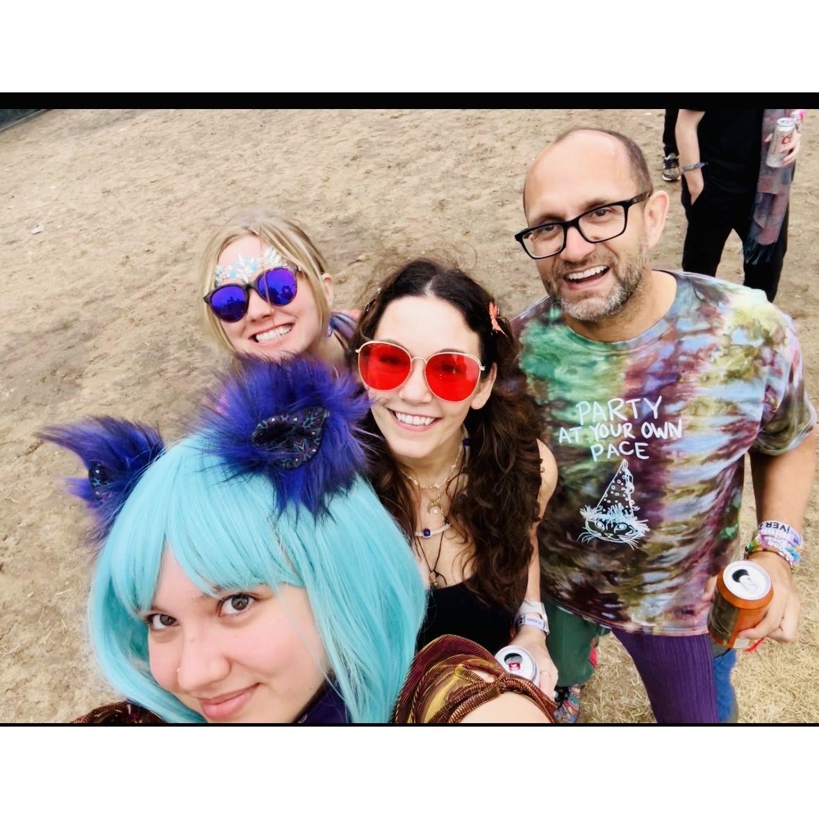 the summer we took the kids (Lexie and Nicole to) Electric Forest and had the best time ever.