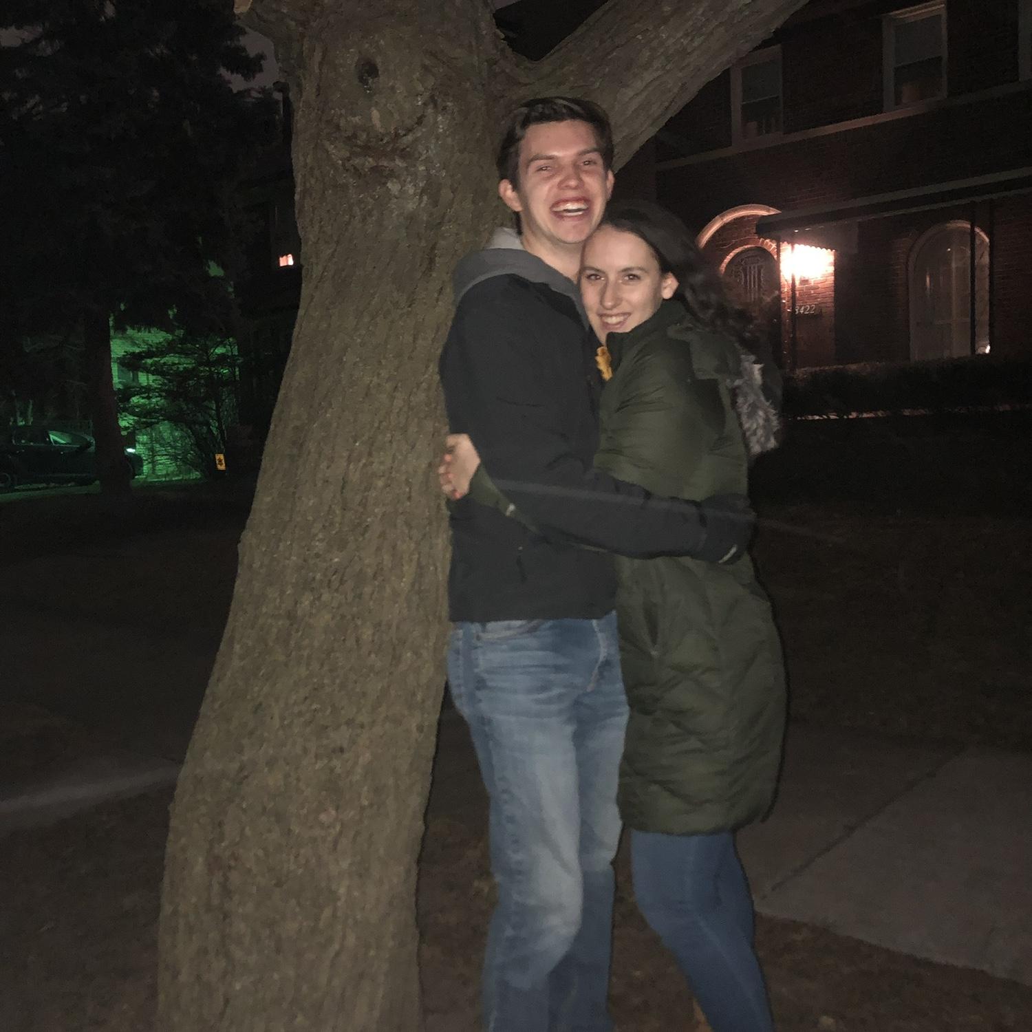 Our first photo together!