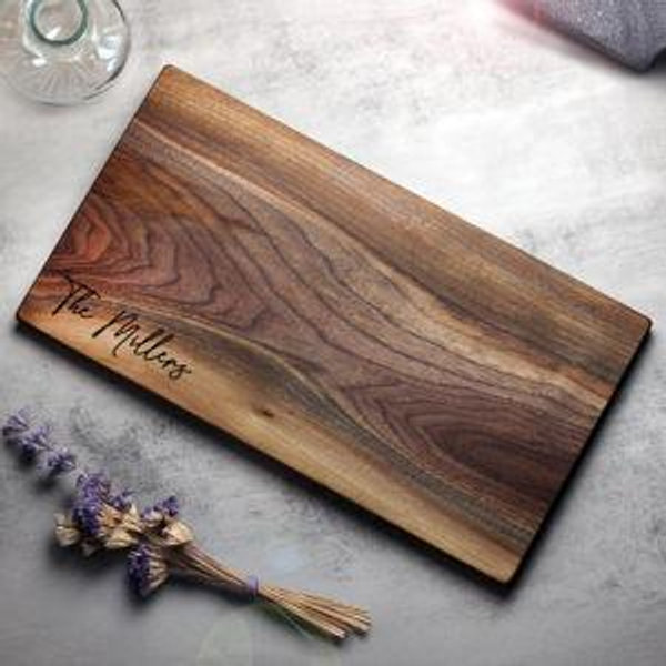 Solid One Piece Walnut Cutting board