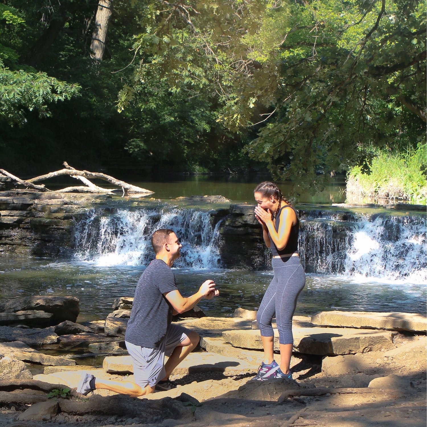 Our engagement at Waterfall Glen. 07/24/20
