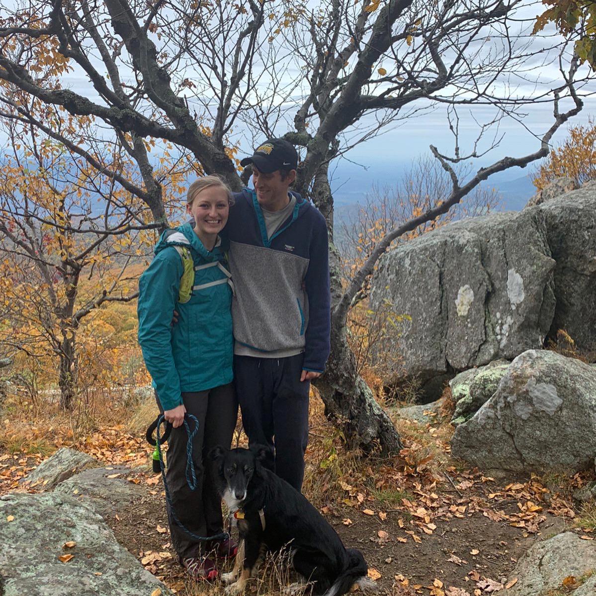 The day Blaize proposed, Oct 2019, Shenandoah National Park