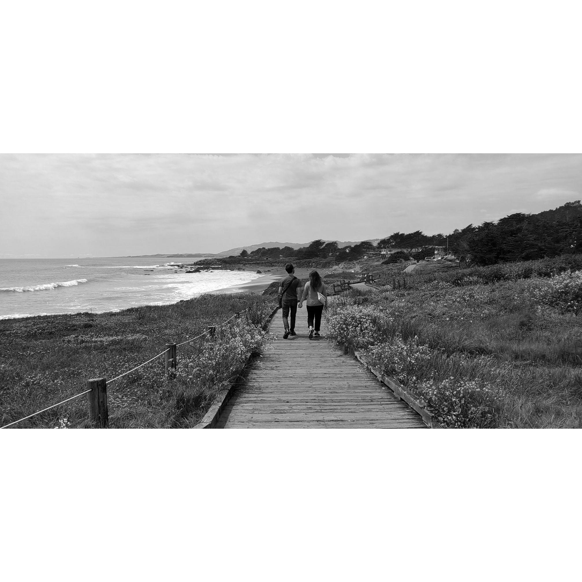 A wonderful walk near Cambria, CA. Photo cred to Amy's Aunt Sally.