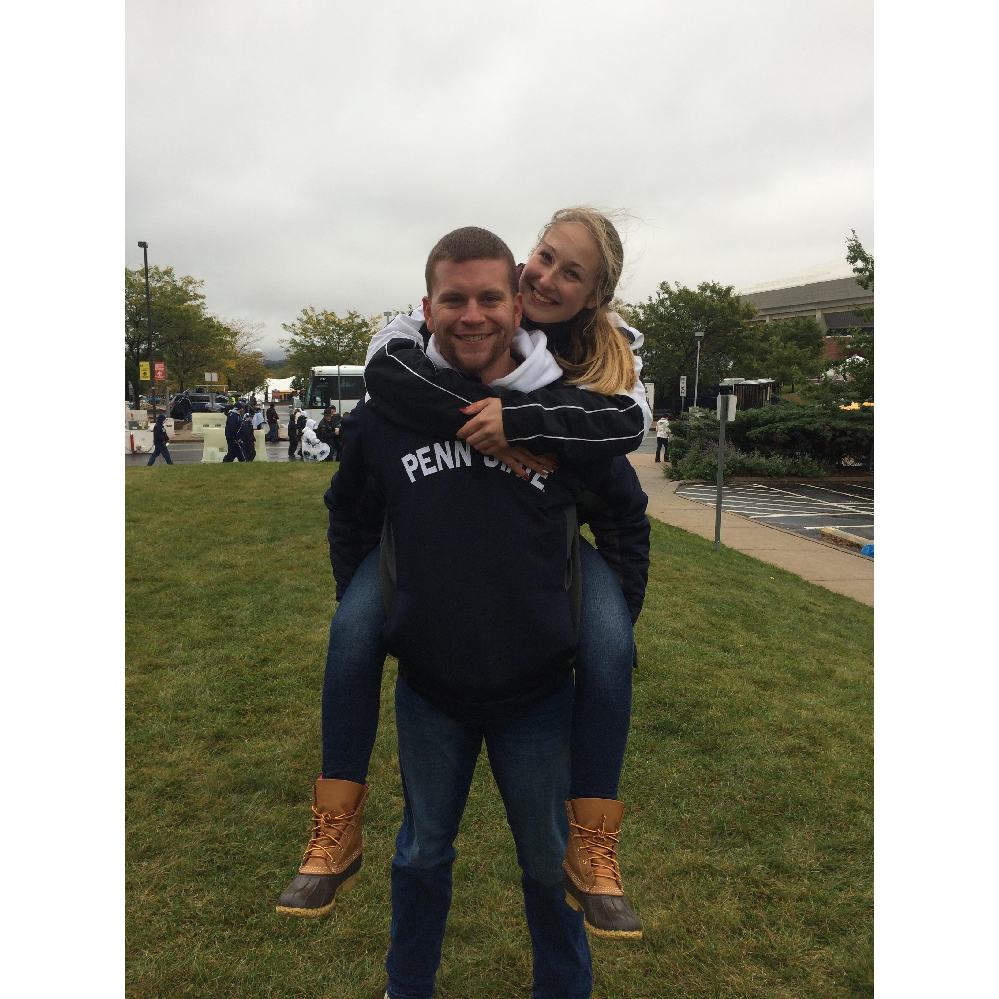 Our first Penn State game
October 3, 2015