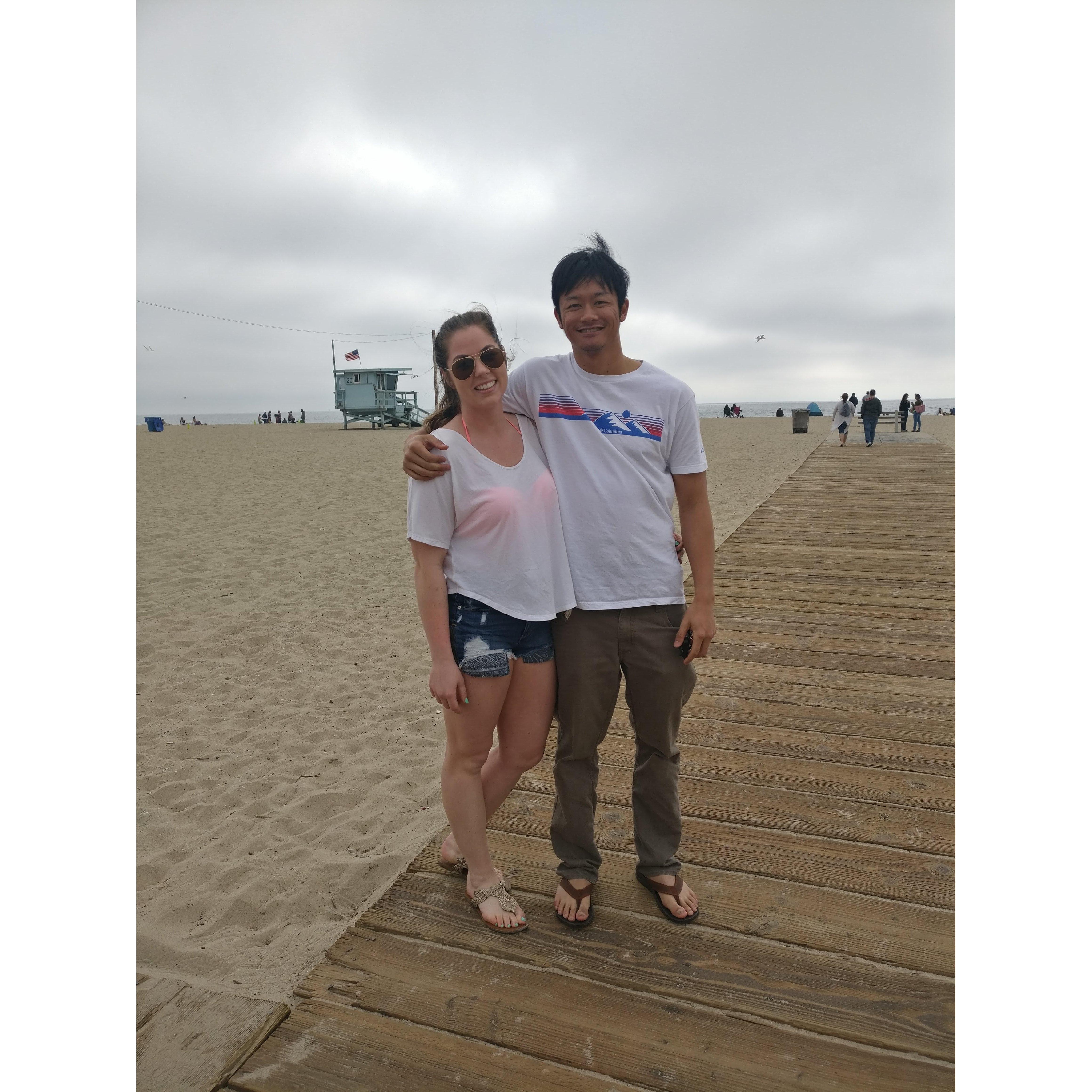 3.31.2018. First couple picture, Santa Monica. Photo cred, Isa
