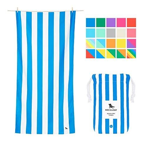 Dock & Bay Lightweight Beach Towel for Travel - Extra Large XL 78x35, Large 63x31 - Swim, Pool, Yoga, Travelling