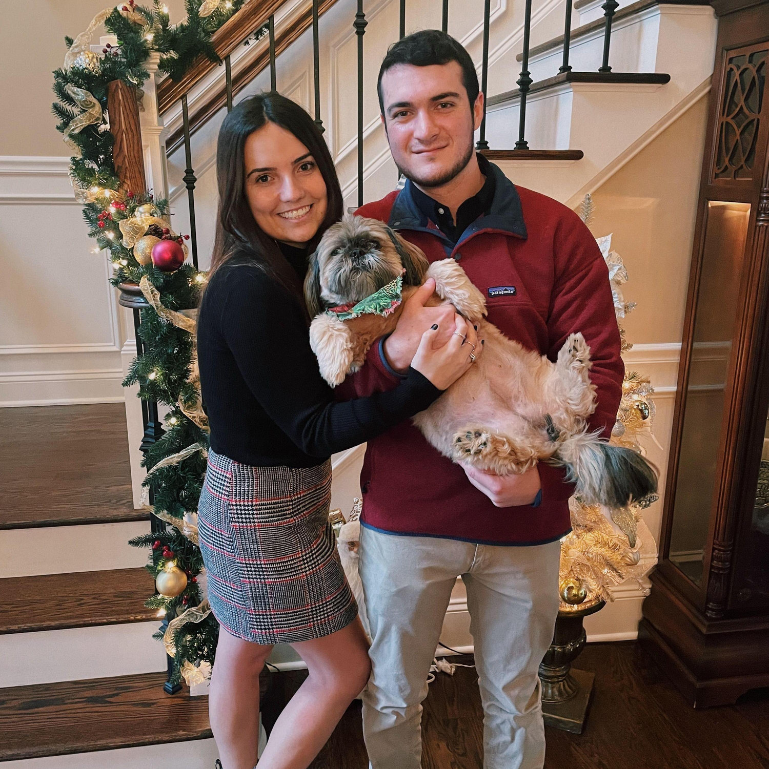 Our first Christmas together in 2020