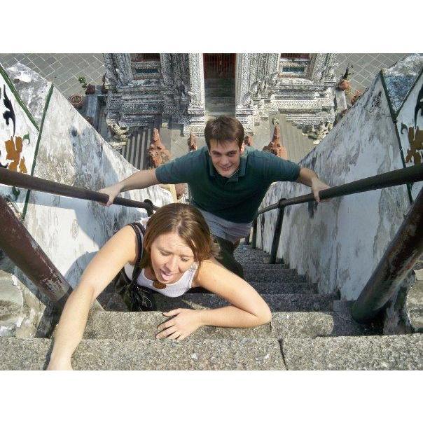 Deb and Steven just started hitchhiking from Germany to make it to the wedding in time.