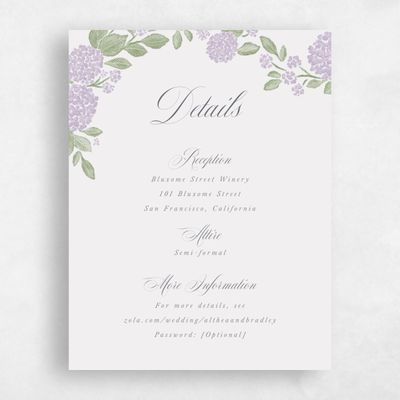 Purple Wedding Enclosure - Giselda