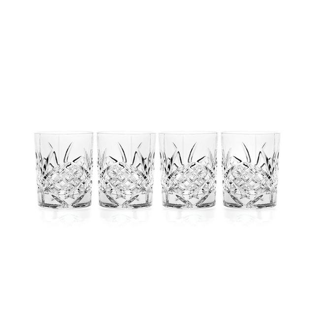 Godinger Dublin Double Old Fashioned Glasses Set, 4 Pieces