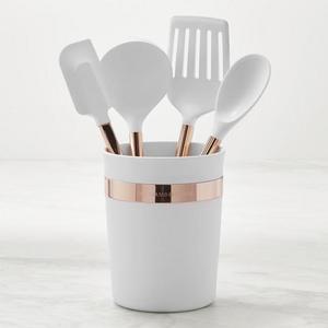 Williams Sonoma Silicone 5-Piece Tools with Copper Handles Set