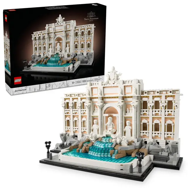 LEGO Architecture Trevi Fountain Building Set for Adults 21062
