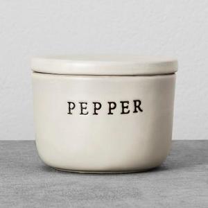 Stoneware Pepper Cellar Cream - Hearth & Hand™ with Magnolia