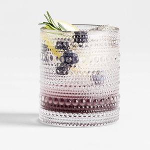 Alma Clear Vintage Double Old-Fashioned Glass | Crate & Barrel