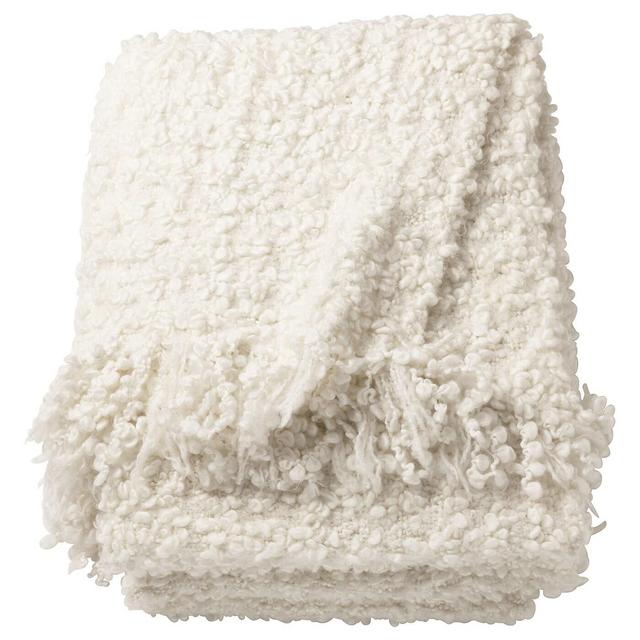 OFELIA                              Throw, white, 51x67 "