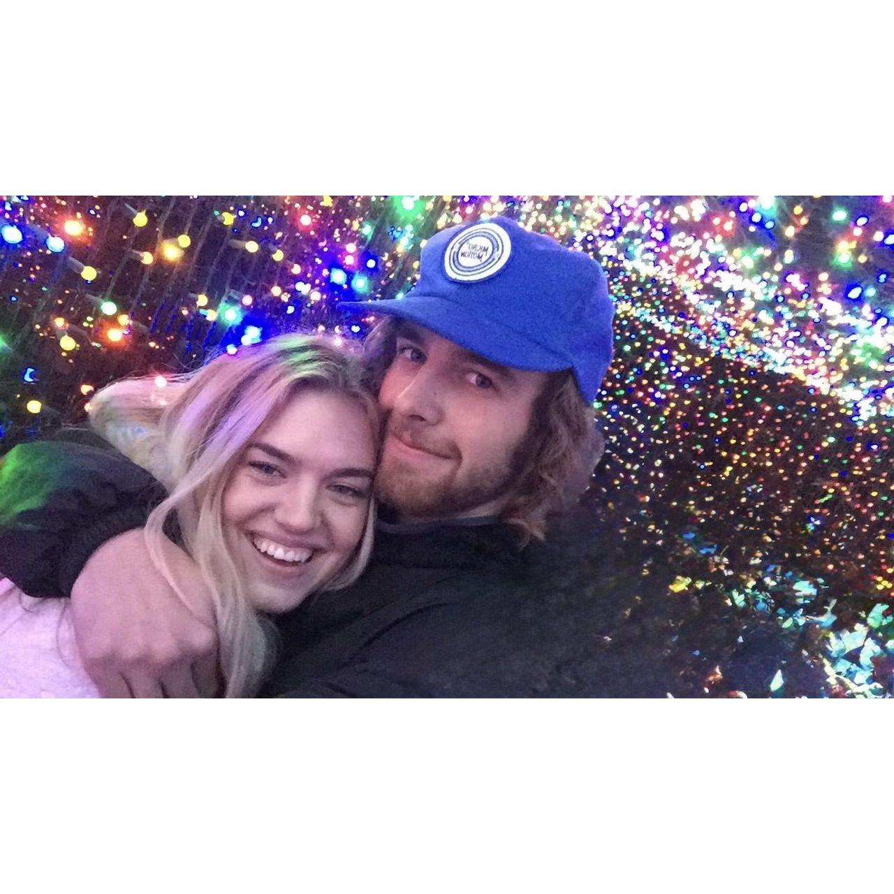 Our first picture on our first date!