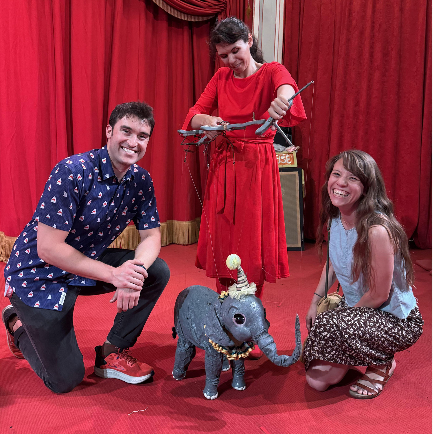 A night out at a puppet show! Cassie was blown away.