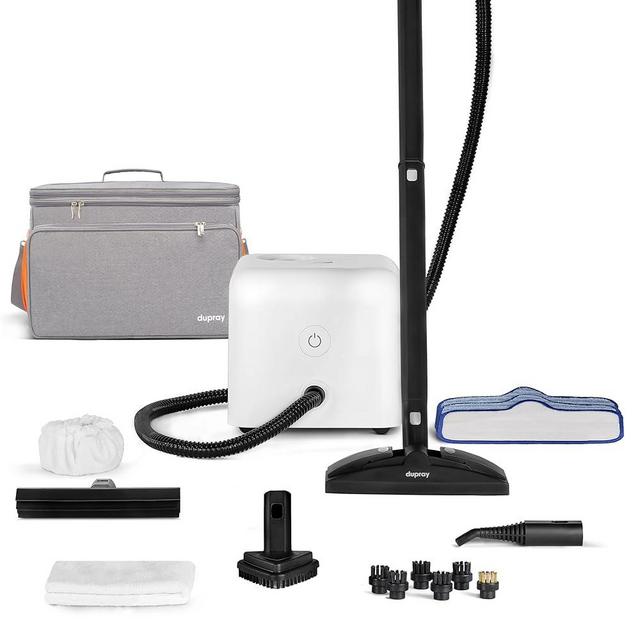 Dupray Neat Steam Cleaner with the Awesome Bag – Powerful, chemical-free cleaning for floors, cars, tiles, grout, and more, offering versatile, deep cleaning performance. (Neat + The Awesome Bag)