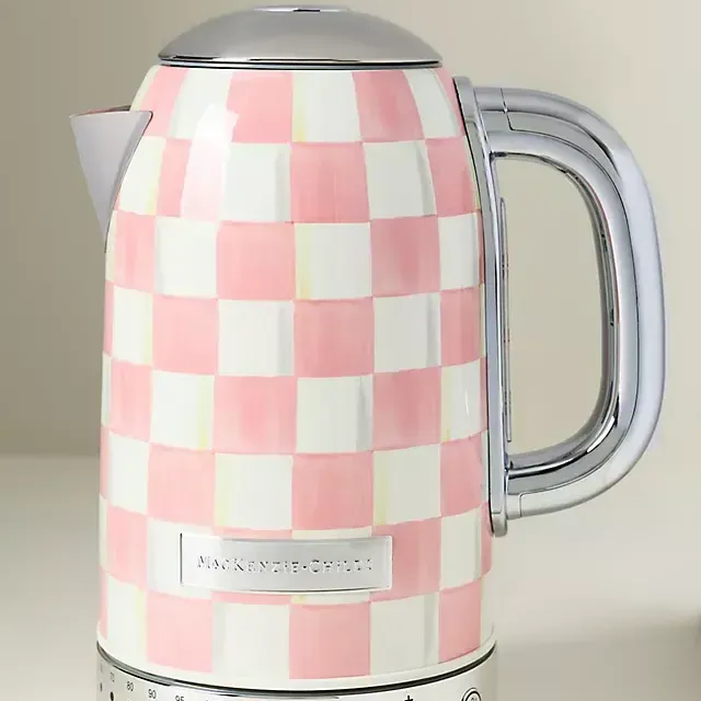 MacKenzie-Childs Check Electric Kettle