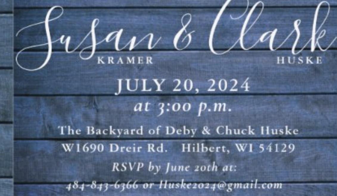 The Wedding Website of Susan Kramer and Clark Huske