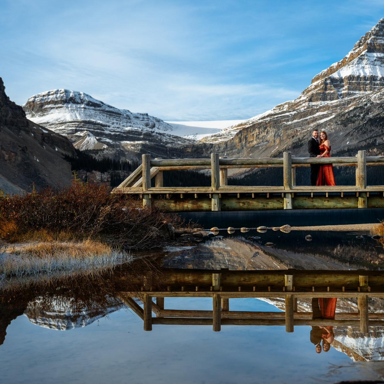 Engagement pic in Banff