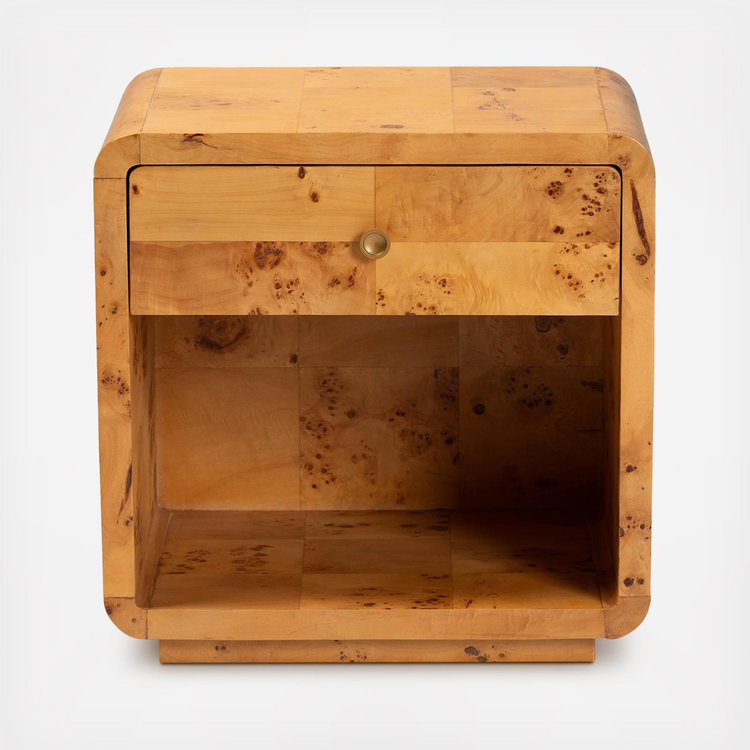 Baxton Studio, Netra 1-Drawer Nightstand | Zola