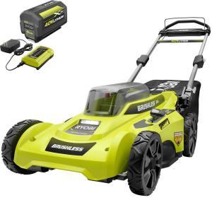 20 in. 40-Volt Brushless Lithium-Ion Cordless Battery Walk Behind Push Lawn Mower 6.0 Ah Battery/Charger Included