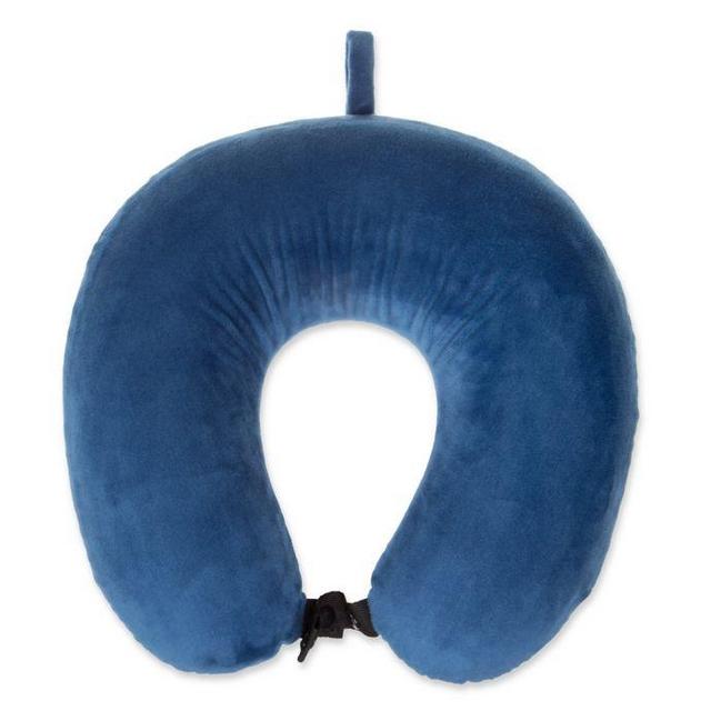Latitude 40°N® Memory Foam Neck Pillow in Blue