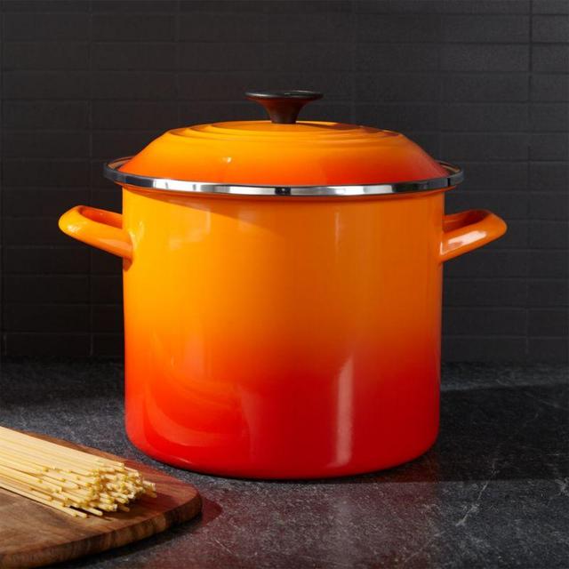 Le Creuset ® Flame 8-Qt. Enameled Stock Pot