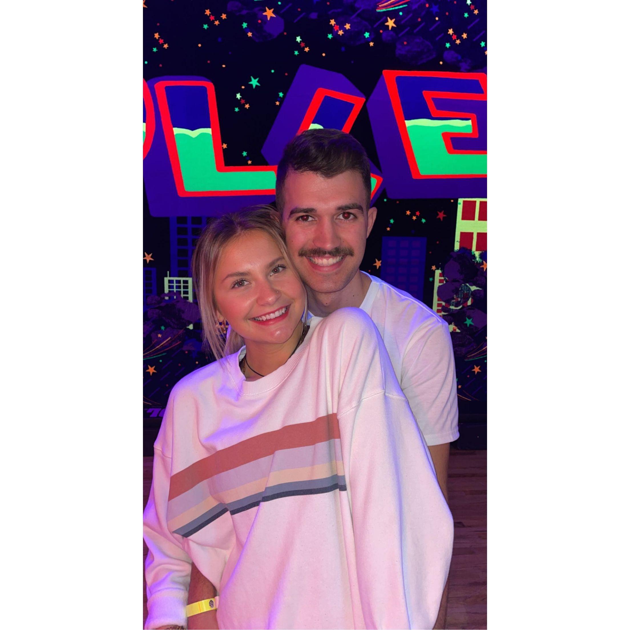 Our first time roller skating!