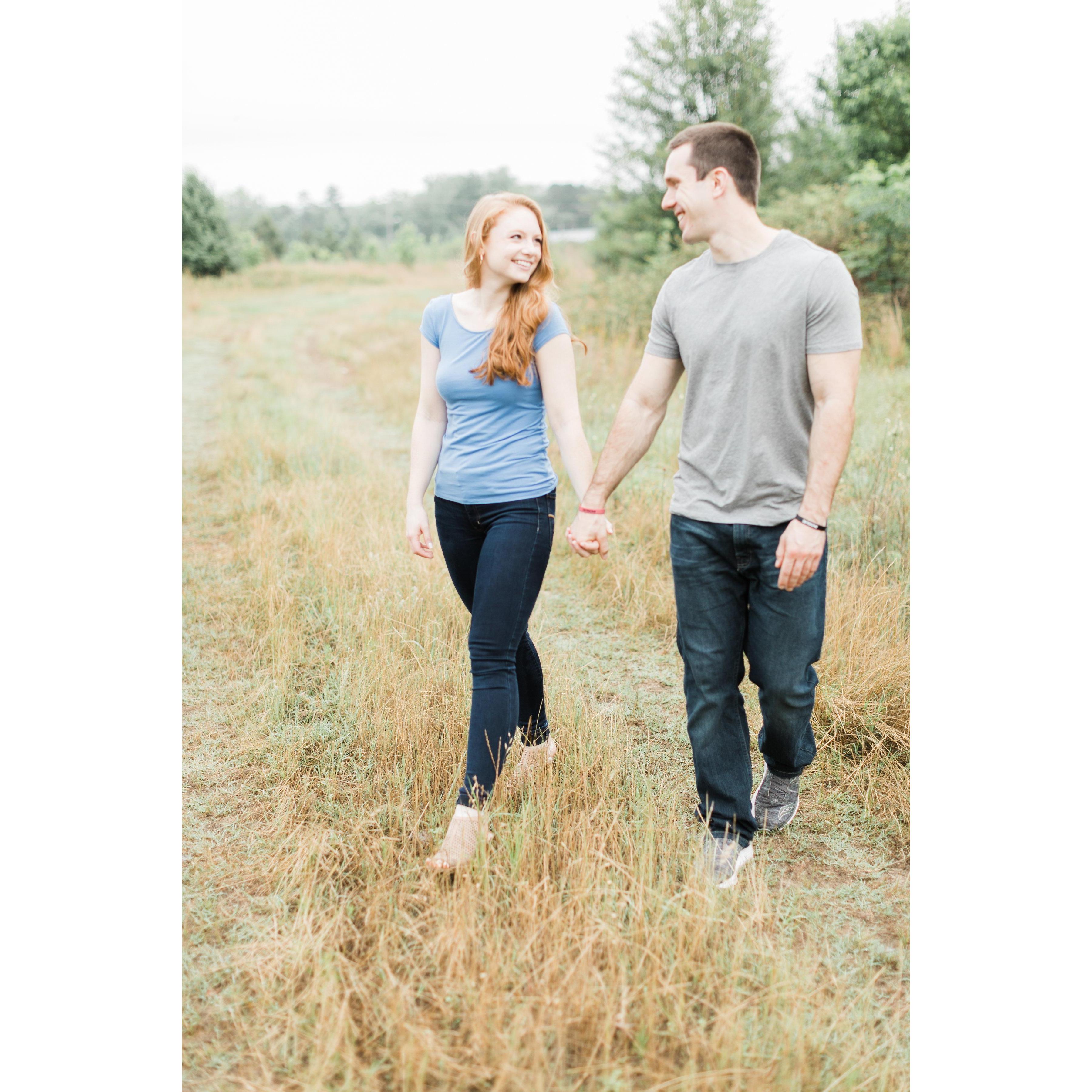 So excited to walk through life with you.