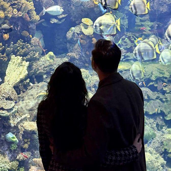 Happy humans in love.
