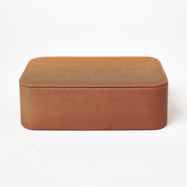 Large Shagreen Box with Lid - Threshold™ designed with Studio McGee