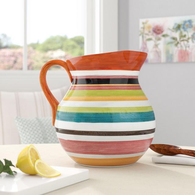 Wolfe Multistriped Pitcher