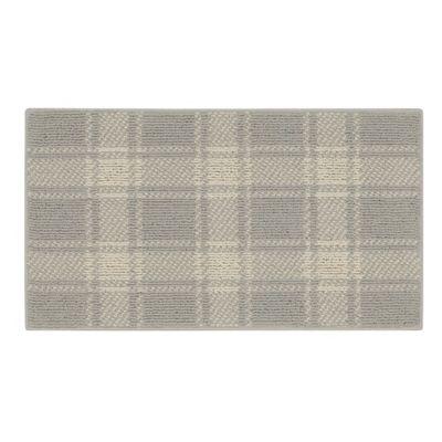 Bee & Willow™ Home Plaid 1'8 x 2'10 Accent Rug in Marble/Cream