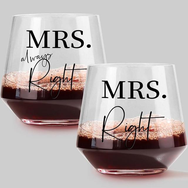 comfit Mrs and Mrs Lesbian Wedding Gifts/Lesbian Birthday Gift for Couples/Lesbian Engagement Gifts