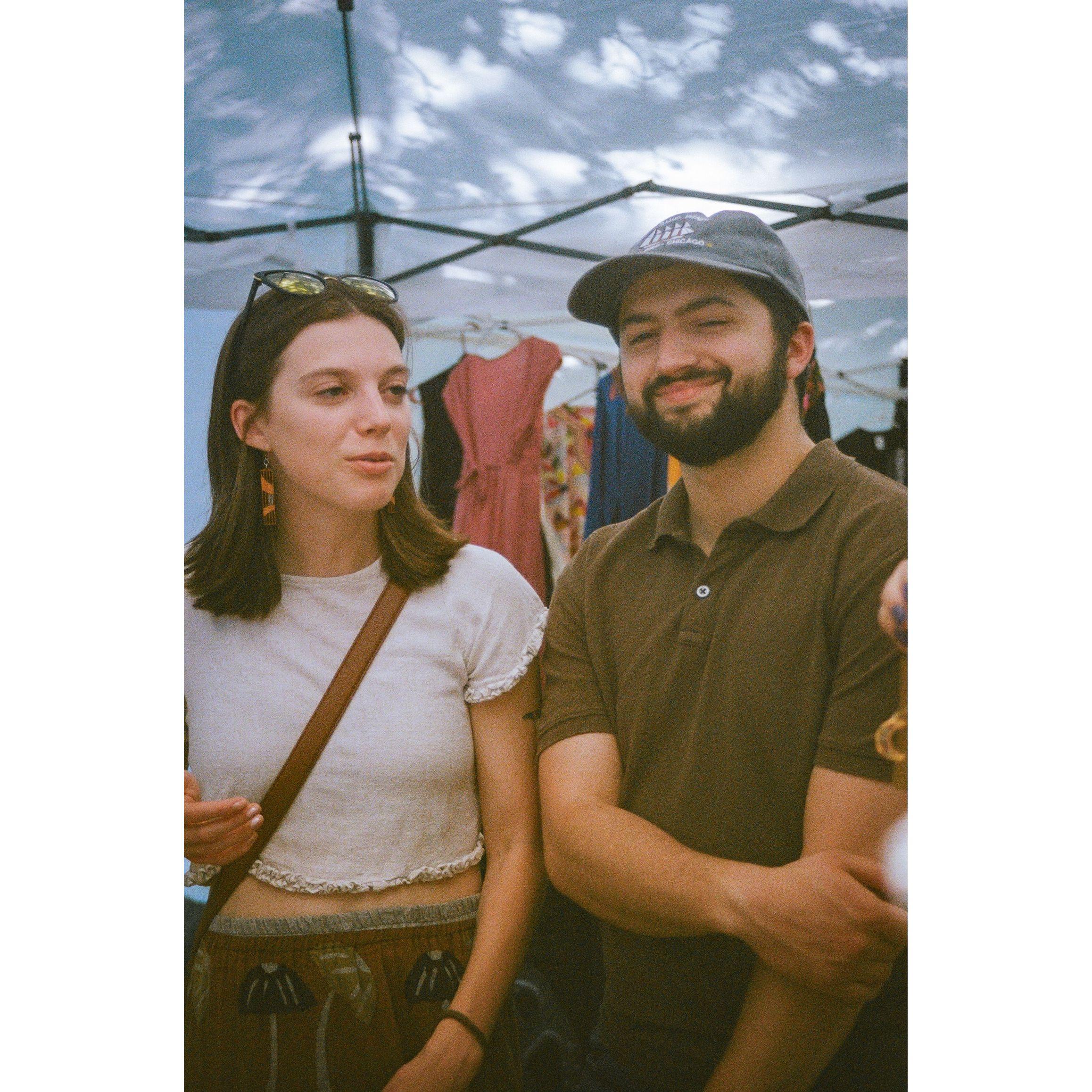 Farmer's market where we learned we're not actually that hip