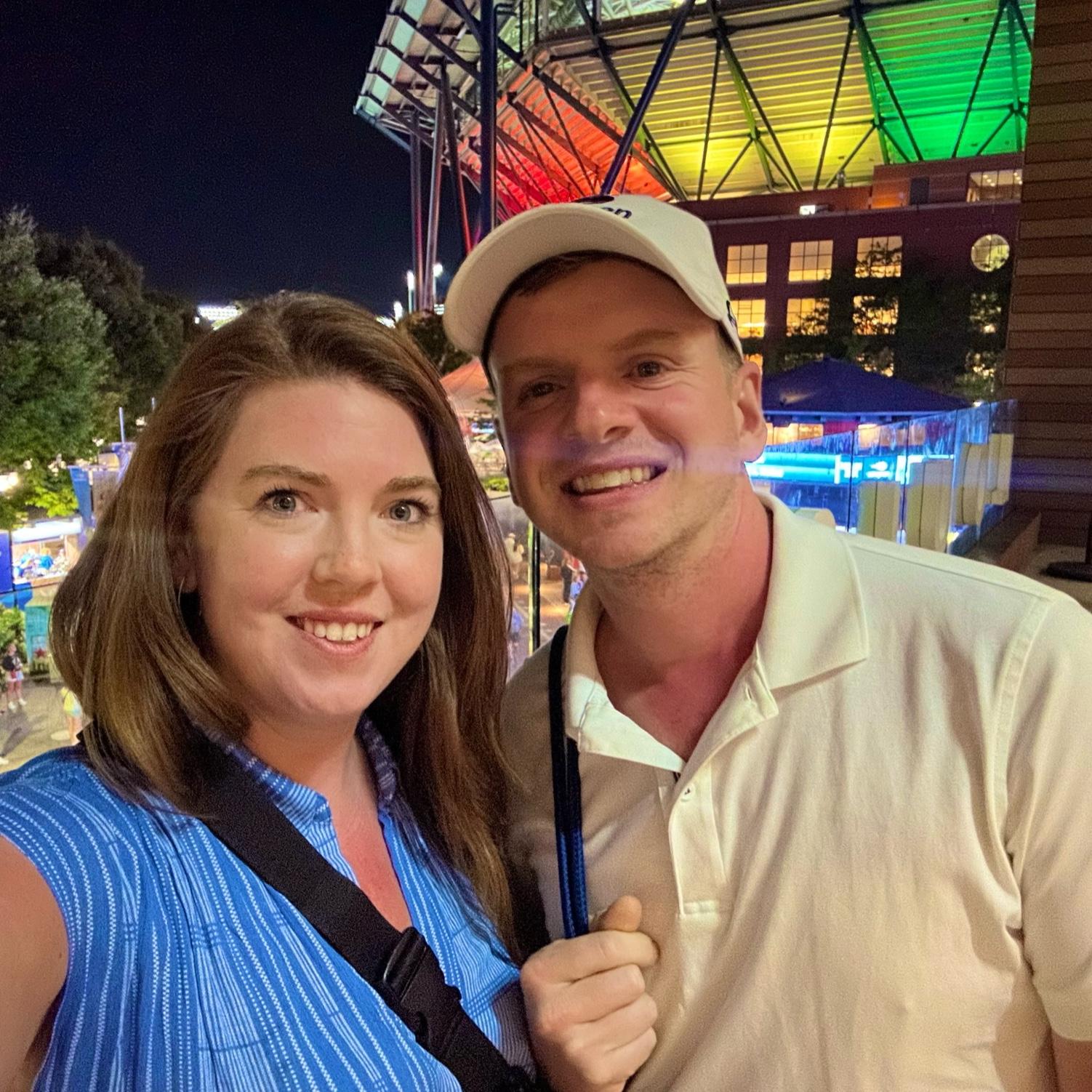 We made the most out of a special trip to New York City for Tracy and Navin's wedding and spent a day watching tennis at the U.S. Open.