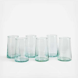 Recycled Glass Tumbler, Set of 6