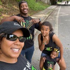 Celebrating Jamacia at One World Day here in Cleveland. This is us!