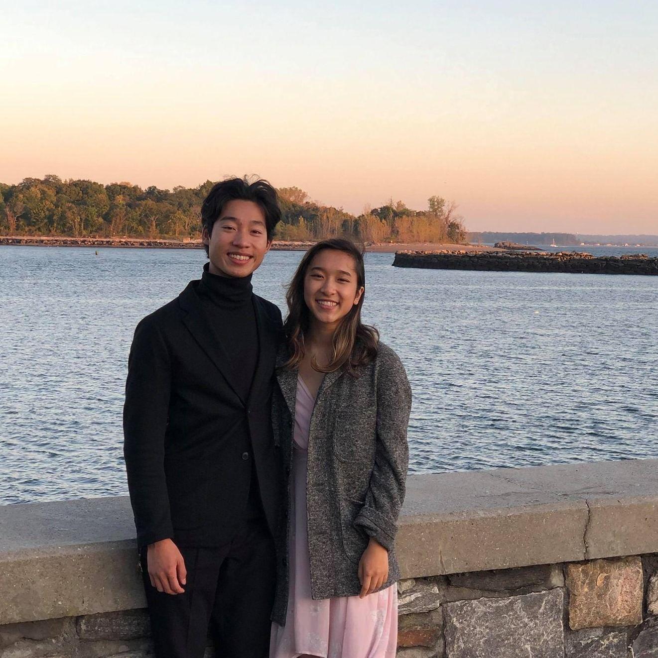 This was taken at our first wedding we attended as a couple! It was our first time in New York, and we've gone back to the Big Apple at least 3 times since then. 🏙