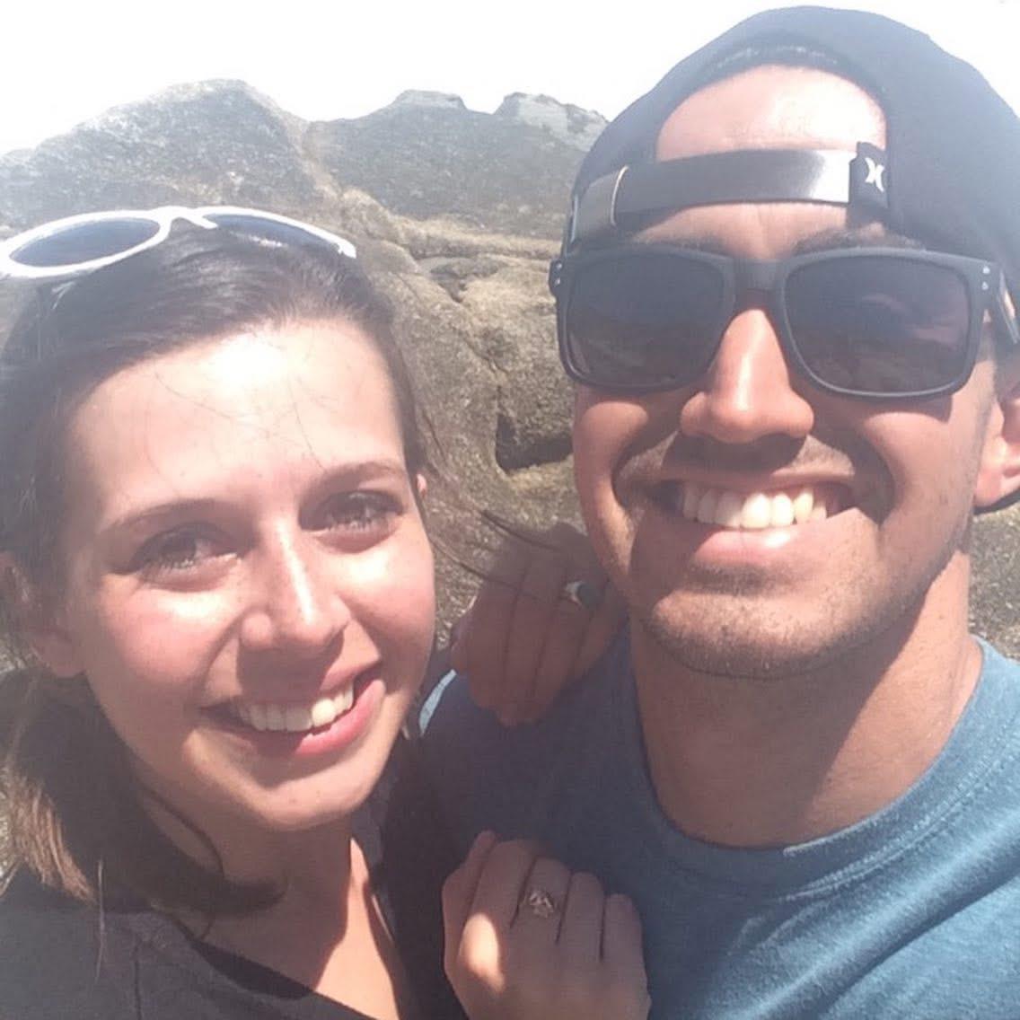 Where it all began! Our very first photo together as boyfriend and girlfriend.