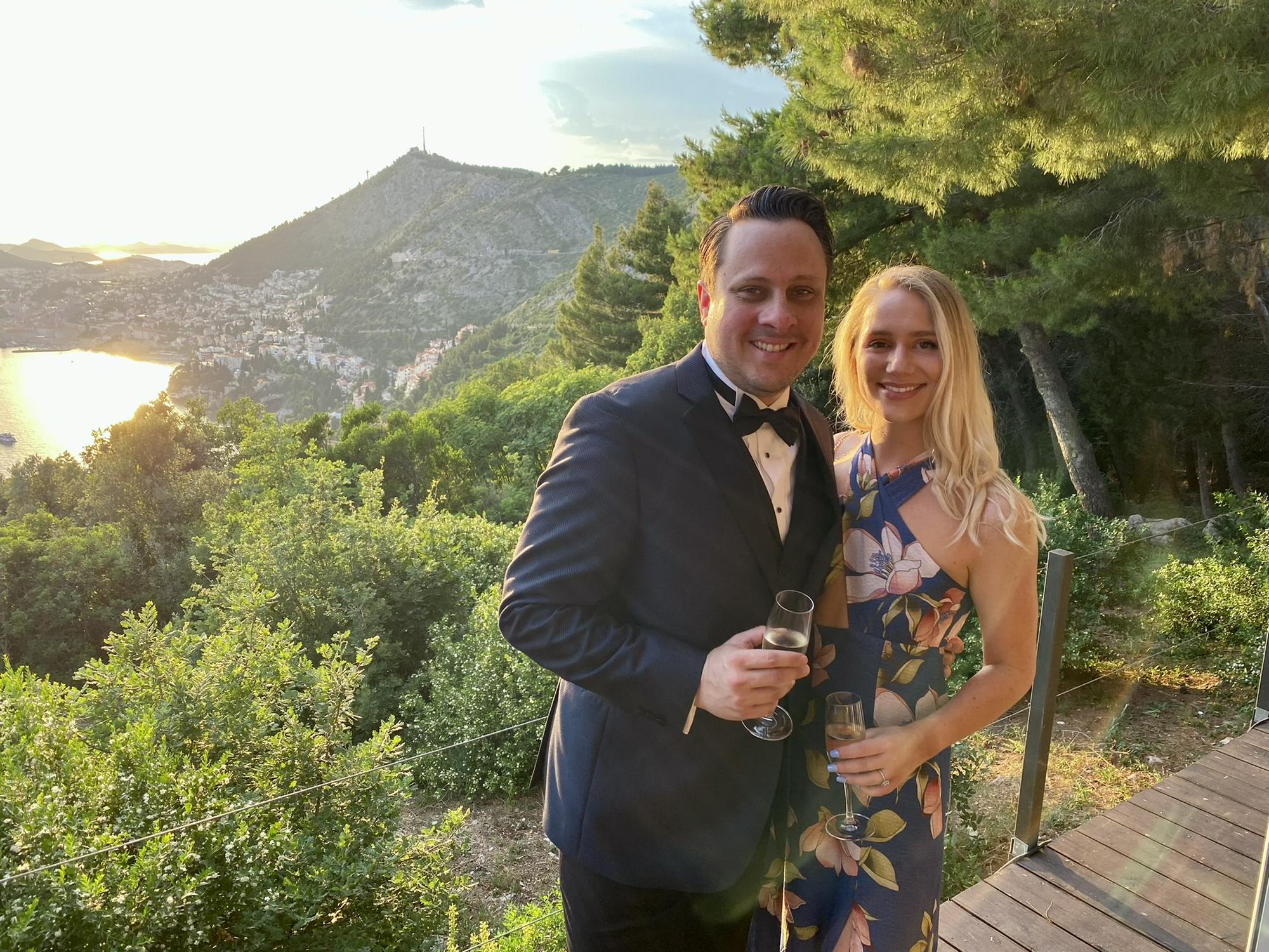 In Dubrovnik, Croatia for our best friends' wedding - summer 2022